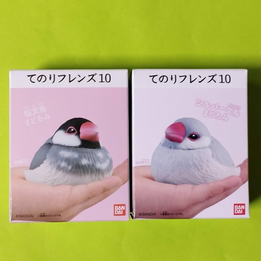 てのりフレンズ　文鳥まどろみセット◎ Amazon.co.jp: てのりフレンズ 桜文鳥 まどろみ フィギュア 手